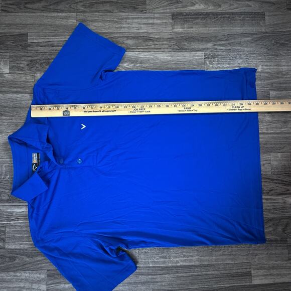 Callaway Opti-Dri Men’s Blue Polyester Golf Polo Shirt Moisture-Wicking - Picture 5 of 6